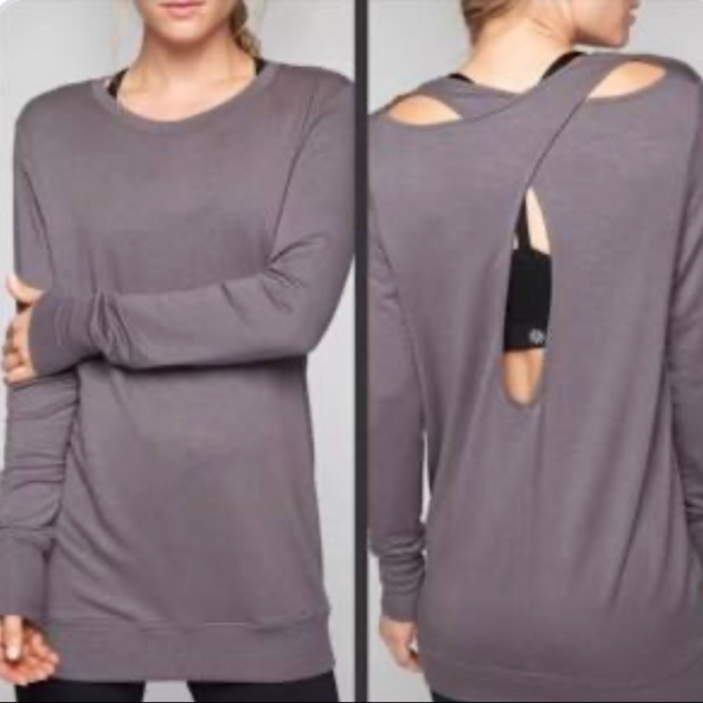 Athleta top - cut out back
